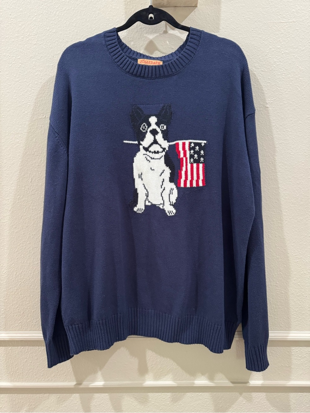 New with tags Navy Flag dog Crewneck Sweater size XL - Picture 2 of 6